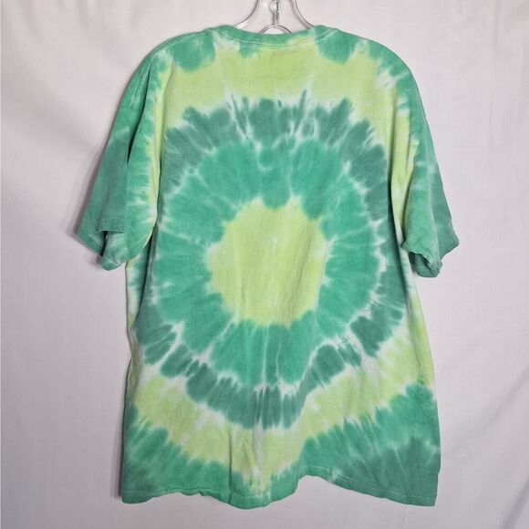 Rick And Morty Mens Graphic T Shirt Adult Swim Cartoon Tie Die Hippie Rare XL - Picture 6 of 8